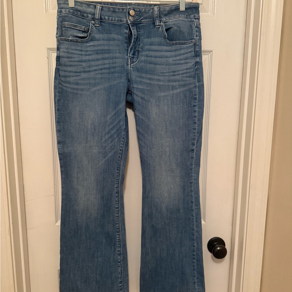 American Eagle Outfitters Light Blue Flare Jeans